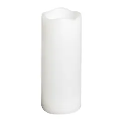 For outdoor and indoor use. These plastic battery candles are waterproof and designed for outdoor use to decorate your...