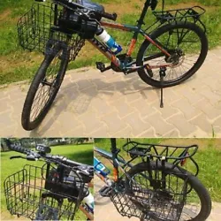 This is a foldable bike basket which is suitable for most kinds of bike on the market. It can be set on the front or...