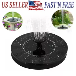Solar birdbath pump is made up of highly efficient solar panel and new brushless pump. Start-up fast, efficient and...