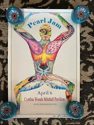 Selling my poster from the April 6, 2003 Pearl Jam concert held at the Woodlands Pavilion in Houston. Numbered #81 of...