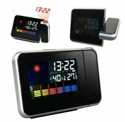 Alarm Clock Supports Snooze Mode. LCD Digital Projection Alarm Clock. Note: No Continuous Back lighting And Projection...