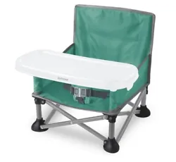 Summer Infant Pop N Sit Portable Booster Seat - Green. EAST-COAST SELLER! FREE SHIPPING ALWAYS.