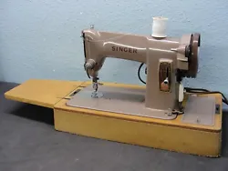 INDUSTRIAL STRENGTH. , and sews as nice as it looks. So, Machine has been cleaned and lightly oiled and is perfect....
