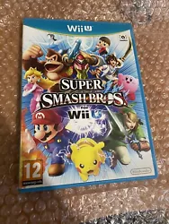 SUPER SMASH BROS - Nintendo Wii U. Voir photo pour état général, jamais jouer avec. Envoi en colissimo contre...