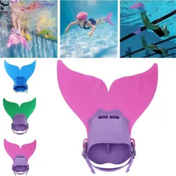 It is the optimal swimming monofin for primary school children under 15, Fits shoe sizes boys1-6T, girls 2-8T, suitable...