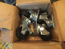 Sold as shown, box of 4, 2 have brakes to lock it in place.