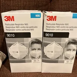 You get 2 boxes of 50 N95 Particulate Respirator masks for a a total of 100 masksEach is brand new individually sealed...