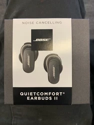 Bose QuietComfort Earbuds II In Ear Wireless Headphones - Black.