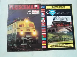 (Catalogue trains FLEISCHMAN 83 pages état neuf. catalogue trains ROCO 51 pages état neuf. DOM – TOM POUR...