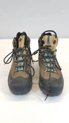 Style : Hiking. Toe Shape : Round Toe. Color : Brown Black. Upper Material : Leather. Shoe Shaft Style : Ankle. Weight:...