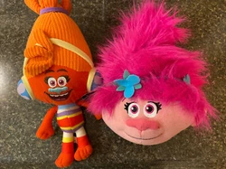 Trolls Plush Lot (2). Condition is Used. Shipped with USPS Ground Advantage.