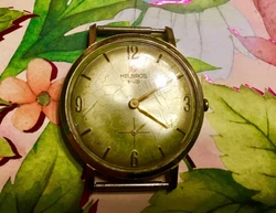 HELBROS FRANCE Vintage Gold Tone Men’s Automatic Watch. This is very old Helbros 7 Jewels, France Automatic watch. It...