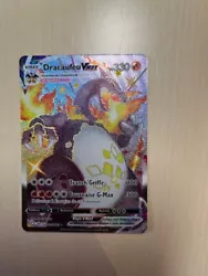 Carte dracofeu vmax shiny protéger sous blister et rendue en main propre ou par colis. Ceci n’est pas une fausse...