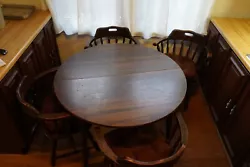 Small Wooden Kitchen Table, with 4 chairs.