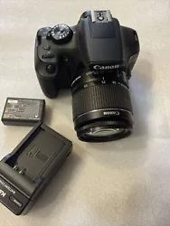 Canon EOS Rebel T6 18MP Digital SLR Camera w/ EF-S IS 18-55mm Lens KIT new 64GB card Tested good Comes with Canon...