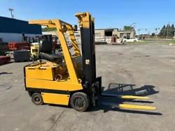 Electric powered forklift with a 185