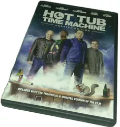 Hot Tub Time Machine DVD Unrated And Theatrical Editions John Cusack Chevy Chase. Condition is Good. Shipped with USPS...