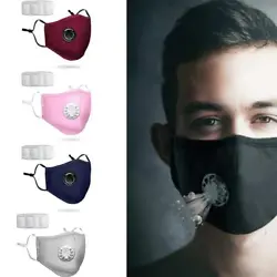 Cotton Reusable Face Mask with Filter Washable Mask Anti Carbon fog PM2.5. Product Type: Dust Mask Respirator....