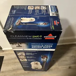 Bissel Cleanview Pet Slim Corded Vacuum Model 28312 NEW FREE SHIPPING.