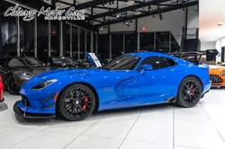 2017 Dodge Viper ACR Extreme Aero Coupe  Competition Blue Exterior over Black Leather Interior w/Red Stitching  *ONLY...