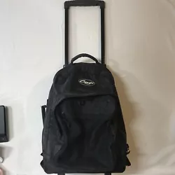Capezio Roll Away Lugage Black Backpack. Condition is 