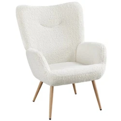 【Broad Back, Deep Seat, Super Cozy】The 20.5” high back with wing design and the 21” deep seat can embrace your...