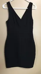 Express Black dress size S EUC Stretchy and ribbed sleeveless. Condition is 