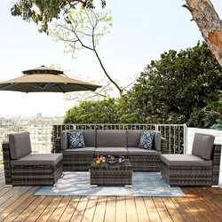 The premium PE rattan wicker provides high tensile strength, water resistance, fade-resistant, and UV protection to...