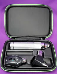 11720 Ophthalmoscope. 25020 Otoscope. New carrying case with handle. This set is complete with everything you need.