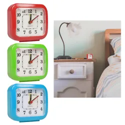 1 Analog Alarm Clock. Requires 1 AA battery (not included). Requires 1 AA battery (not included). Available colors :...