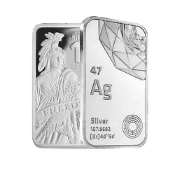 The 10 oz 0.999 fine Silver Bar is a great opportunity to add value and status to your portfolio. These impressive Cut...