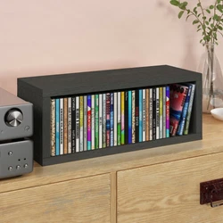 You can use it on its own, stack multiple shelves for more storage space, or use it in combination with our DVD racks...