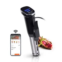The Dartwood Sous Vide Smart Precision Cooker makes restaurant-quality meals with ease by preserving juices, moisture,...