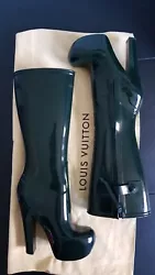 Louis Vuitton Marc Jacobs rubber sexy high heels wellies 37. EUR 37 / US 6 / UK 4.