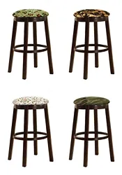 The stool has feet protectors on the bottom of each leg to help minimize normal wear and tear on your flooring. Cant...