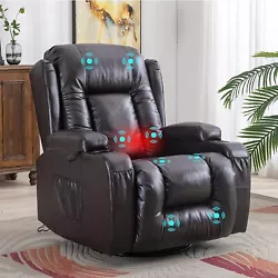 MANUAL SWIVEL ROCKER RECLINER CHAIR WITH MASSAGE FOR ELDERLY/PREGNANT. Why choose our manual swivel rocker recliner...