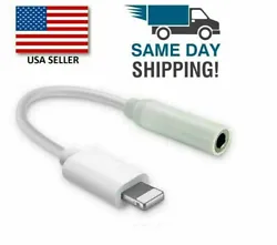 Phone to 3.5mm Headphone Jack Adapter for iPhone 7/8 PLUS X Max. 8 Pin Light to 3.5mm Headphone Jack Adapter. With the...