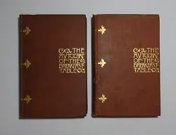 Both the front and back covers have gilt decorations. Gilt top edges.