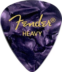 Fender 351 Purple Moto Picks - Hvy - Pkg 12.