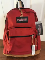 NWT Jansport right pack school backpack laptop sleeve suede bottom.