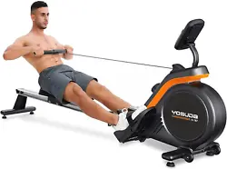 YOSUDA rower adopts the2022 advanced non-friction magnetic resistance system. You and your family can hardly hear any...
