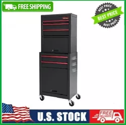 The top chest has three drawers to help you to keep your tools safe and organized, and an accessible top tray. Inside...