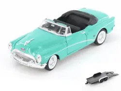 1953 Buick Skylark Opened Convertible, Green - Welly 24027CWGN - 1/24 Scale Diecast Model Toy Car. Plastic Toy Car...
