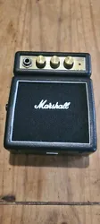 Mini Amplificateur Portable Clip Marshall MS-2. Ampli Micro, Guitare Electrique..  Marche correctement   En bon état  ...