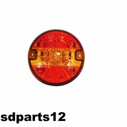 Feu arrière LED rond 3 fonctions 12 / 24v. LED DE RÉPONSE RAPIDE HAUTE PUISSANCE 12V / 24V. LES FONCTIONS STOP et...