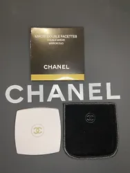 AUTHENTIC Chanel Compact Pocket Mirror Duo Double Facette HD. The mirror contains one classic (normal) mirror on one...