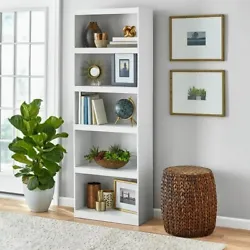 Easily and quickly assembled, this attractive bookshelf can provide a useful storage option for any office, living...