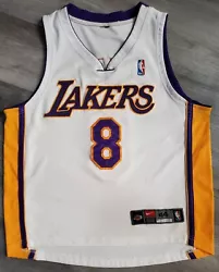 Authentic Nike Kobe Bryant #8 not #24 Los Angeles Lakers Sunday white alternate jersey size 44. Gently used, neck tag...