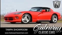 Gateway Classic Cars of Tampa is proud to offer this sharp 1994 Dodge Viper RT10. The accident-free history report...