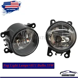 Lamp can be replaced any H11 bulb light. One pair of H11 halogen light bulb. 2 x Fog Lights. For Honda For Acura Fit...